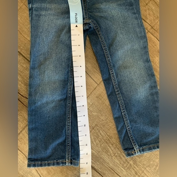 Toddler Old Navy Straight‎ Blue Jeans with Elastic Waist - Picture 7 of 8